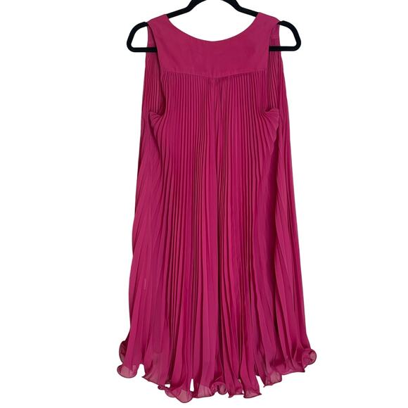 Ted Baker Pink Pleated Dress Size 1 - Picture 3 of 10